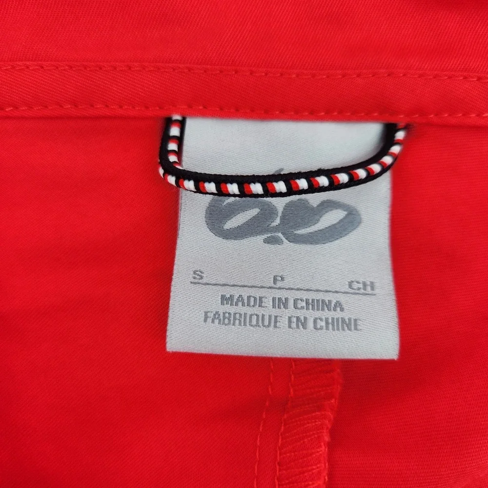 Nike 6.0 Lightweight Jacket Small Full Zip Cargo Pockets Red Orange Gorpcore‎